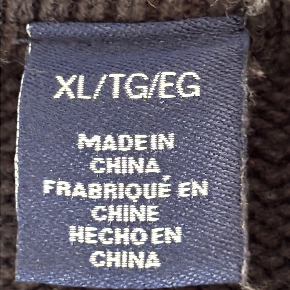 Chaps Men's Dark Blue Navy Crewneck Sweater Size XL Tall Extra Large  SKU 23